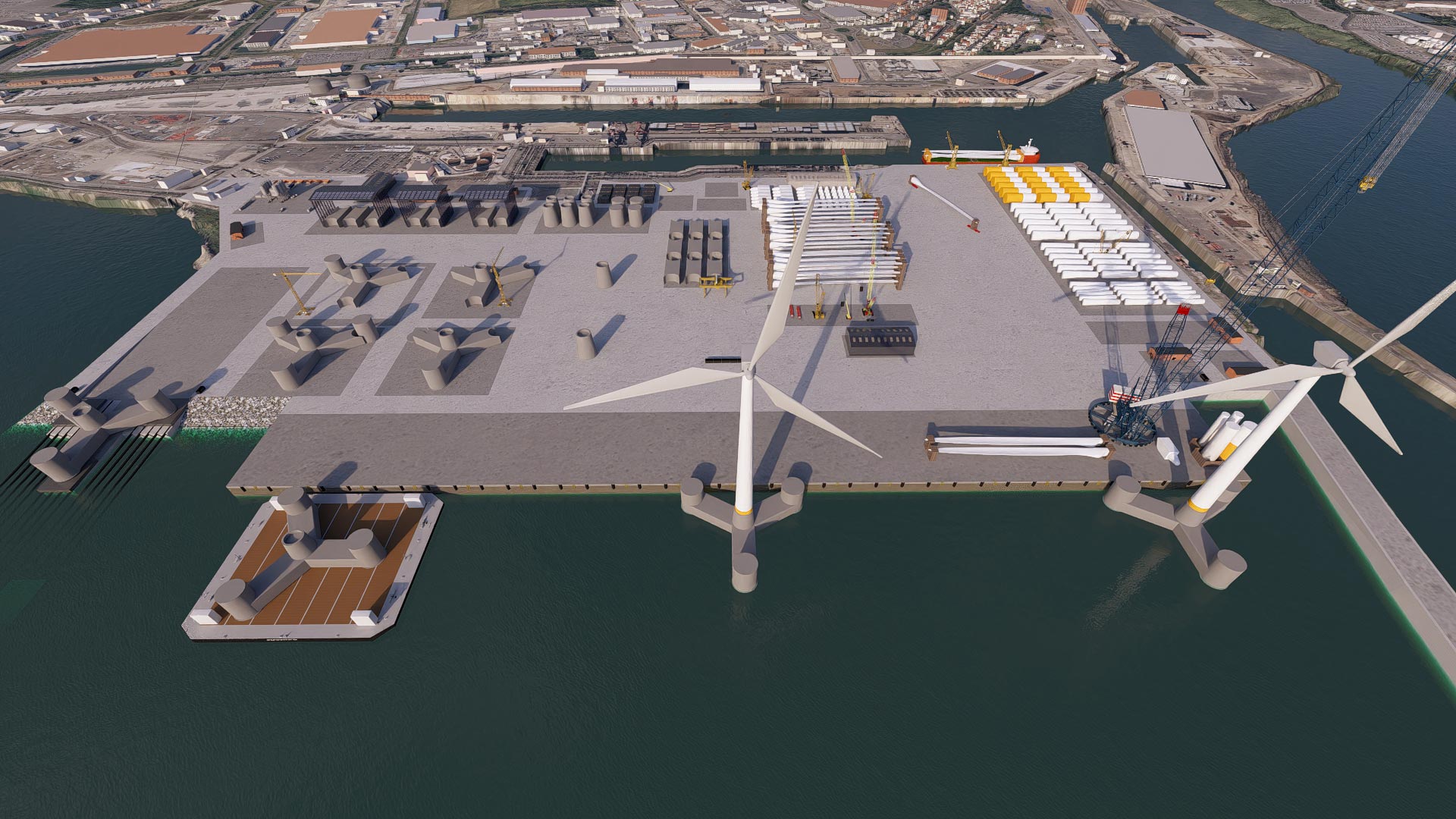 Bristol Port CGI Image